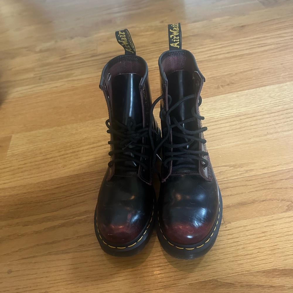 NWOT Dr. Martens 1460 cherry red Arcadia Combat Boot